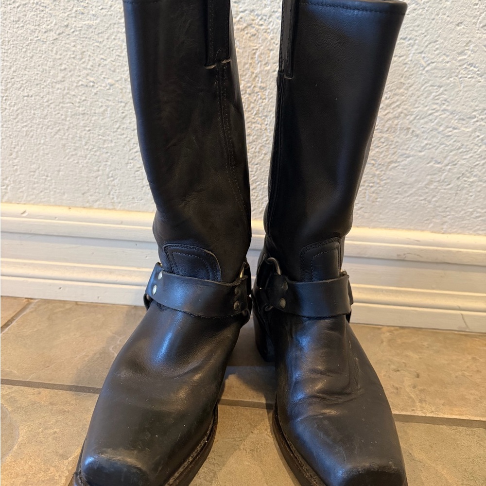 Frye Black Leather  Boots